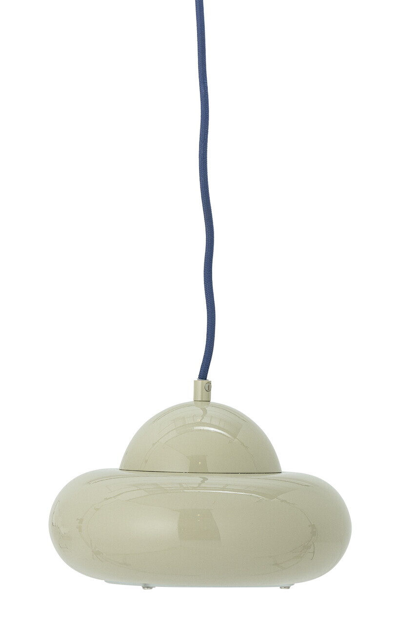 Lustra, Bloomingville, Bubble, 1 x E14, 22x13 cm, metal/sticla, verde - imagine 6